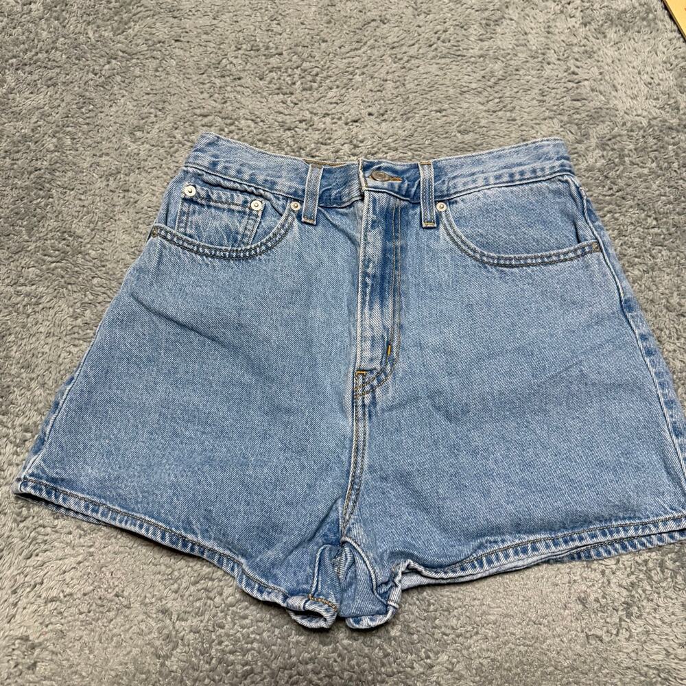 Levi’s Jean Shorts Womens 27 Premium High Loose Blue Denim Mom
